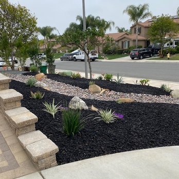 Ortiz Landscaping - Another view of our amazing front yard garden - Landscaping Near Me - Menifee, California