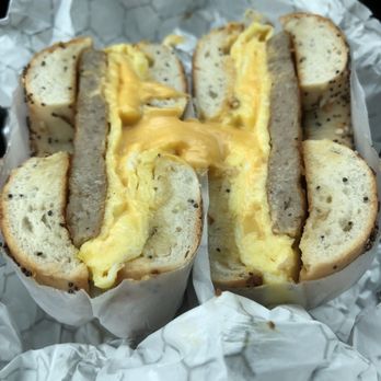 Rich’s Cafe - Sausage egg and cheese bagel - Asian Fusion Near Me - Rockville, Maryland Rich’s Cafe - Sausage egg and cheese bagel - Asian Fusion Near Me - Rockville, Maryland