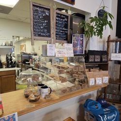 Steam Coffee & Cream - Menu and counter