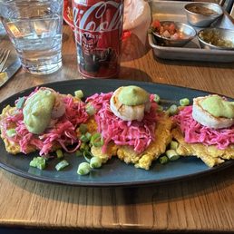 Shrimp tostones