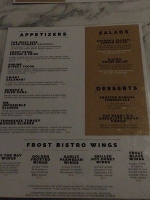 Menu photo 3 Frost Bistro & Bar Atlanta, GA Menu photo 3 Frost Bistro & Bar Atlanta, GA
