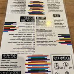 The Rex Hotel Jazz & Blues Bar - Menu!