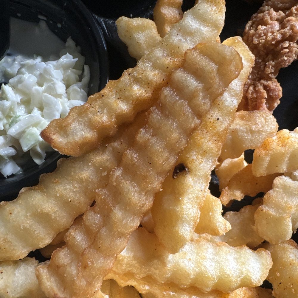 Uncooked fries Uncooked fries