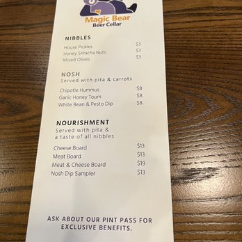 Magic Bear Beer Cellar - Menu in August 2022 - Beer Bar Near Me - Buffalo, New York