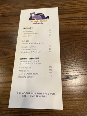 Menu photo 3 Magic Bear Beer Cellar Buffalo, NY