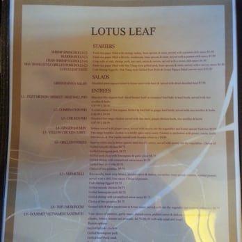 Lotus Leaf - Soft opening menu - Vietnamese Near Me - San Leandro, California