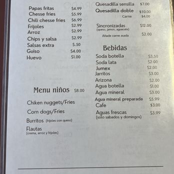 Taqueria El Dorado - Menu - Mexican Near Me - Albuquerque, New Mexico Taqueria El Dorado - Menu - Mexican Near Me - Albuquerque, New Mexico