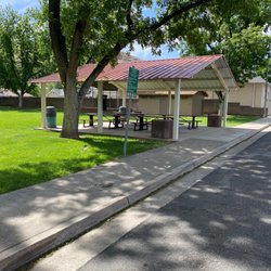 Pioneer Park - Covered picnic tables