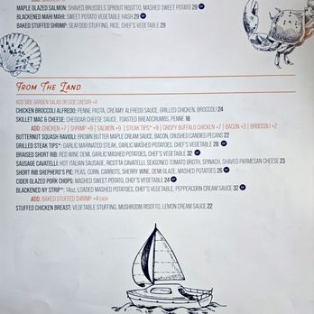 The Boathouse - Menu back, 15Mar2026 - New American Near Me - South Hadley, Massachusetts The Boathouse - Menu back, 15Mar2026 - New American Near Me - South Hadley, Massachusetts