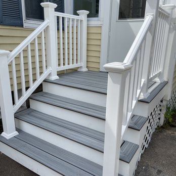 George Construction  - Small deck stairs - General Contractors Near Me