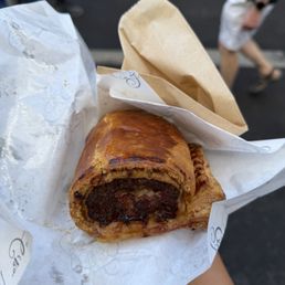Sausage roll from The Ginger Pig