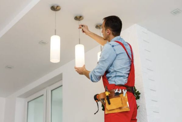 Light Fixtures and Circuitry - You may have a few questions before you schedule light fixture installation and electrical wiring services. For example, you may be asking:
Which lights do we work with? Our staff has experience wiring interior lights, landscape lights and parking lot lights.
How long does a light fixture replacement take? Your job can take anywhere from 30 minutes to an hour.
Do we offer any warranties? Yes. Every light fixture installation is covered under a one-year craftsmanship warranty.
Have additional questions? Speak with a member of our staff today to get answers. Light Fixtures and Circuitry - You may have a few questions before you schedule light fixture installation and electrical wiring services. For example, you may be asking:
Which lights do we work with? Our staff has experience wiring interior lights, landscape lights and parking lot lights.
How long does a light fixture replacement take? Your job can take anywhere from 30 minutes to an hour.
Do we offer any warranties? Yes. Every light fixture installation is covered under a one-year craftsmanship warranty.
Have additional questions? Speak with a member of our staff today to get answers.