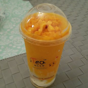 i-Tea - Mango Crystal was sooo good! - Juice Bars & Smoothies Near Me - Castro Valley, California