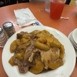 Peach cobbler