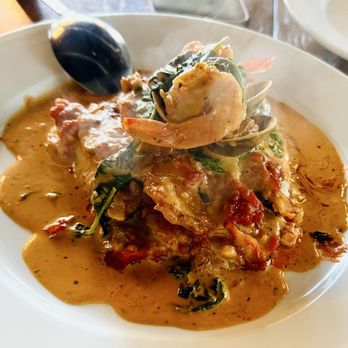 Mia Bella Trattoria - Seafood Lasagna - Italian Near Me - Houston, Texas