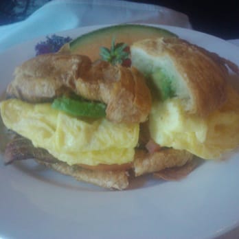 Julienne - Breakfast Sandwich with Scrambled Eggs, Crispy Applewood Bacon, Gruyere, Avocado, and Jalapeno Aioli - New American Near Me - San Marino, California Julienne - Breakfast Sandwich with Scrambled Eggs, Crispy Applewood Bacon, Gruyere, Avocado, and Jalapeno Aioli - New American Near Me - San Marino, California