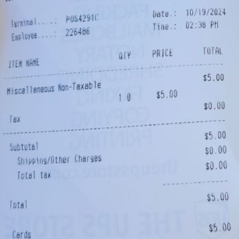 The UPS Store - Charged me for a pick up when the ups label stated do not charge customer as the sender paid all fees. Employee couldn't articulate why. - Shipping Centers Near Me - Brentwood, California The UPS Store - Charged me for a pick up when the ups label stated do not charge customer as the sender paid all fees. Employee couldn't articulate why. - Shipping Centers Near Me - Brentwood, California