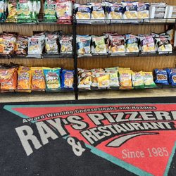 Ray's Pizzeria & Steaks - Chip selection at the front.