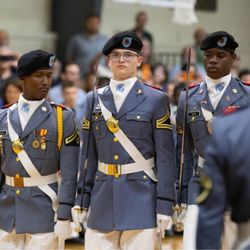 Camden Military Academy - He participated in Sword Drill.  He was proud and so were we!