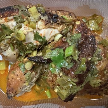 Chicken Maison - 1/2 Spicy Lemon Garlic Chicken A La Carte - Mediterranean Near Me - Fountain Valley, California