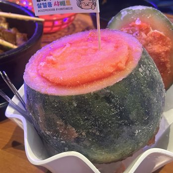 Yeokjeon Halmaek - The watermelon bingsoo is the best! Make sure to order it! Also big thank you to our server Ahyun. She is so nice and efficient. - Korean Near Me - Fullerton, California Yeokjeon Halmaek - The watermelon bingsoo is the best! Make sure to order it! Also big thank you to our server Ahyun. She is so nice and efficient. - Korean Near Me - Fullerton, California