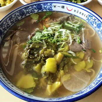 Nuodle - Lunch Noodle Soup #2 - Handmade noodle soup with pickle napa cabbage - Chinese Near Me - Bellevue, Washington
