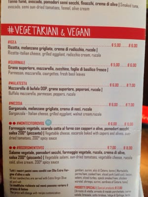 Menu photo 5 Duecento Gradi Rome, RM Menu photo 5 Duecento Gradi Rome, RM