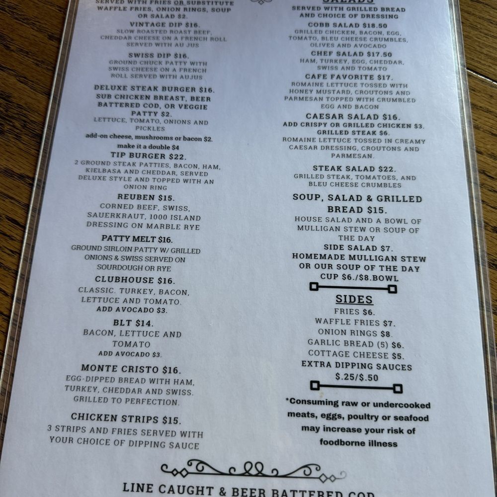 Vintage Cafe - Menu 9/29 - American Near Me - Everett, Washington Vintage Cafe - Menu 9/29 - American Near Me - Everett, Washington