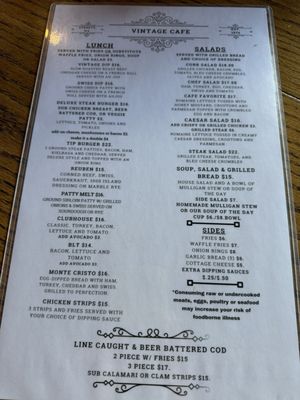 Menu photo 8 Vintage Cafe Everett, WA Menu photo 8 Vintage Cafe Everett, WA