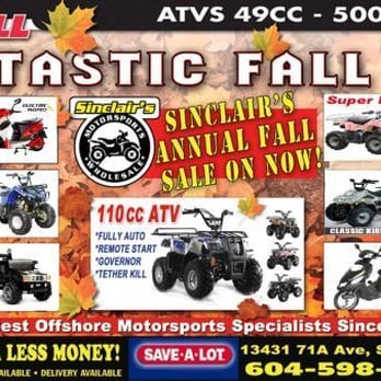 Sinclair's Motor Sports - Best buys in Western Canada - Motorcycle Dealers Near Me - Surrey, British Columbia Sinclair's Motor Sports - Best buys in Western Canada - Motorcycle Dealers Near Me - Surrey, British Columbia