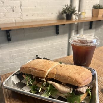 Pepita Coffee - Wild Mushroom Sandwich - Coffee & Tea Near Me - Cambridge, Massachusetts