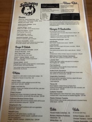 Menu photo 6 Squealing Pig Provincetown, MA