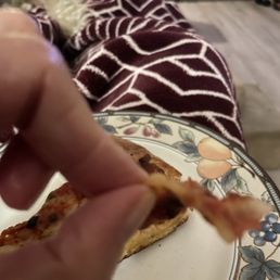 Large Killer Pizza From Mars. This thin stuff is supposed to be my toppings.