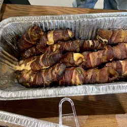 Goebel's Country Store - Smoked bacon wrapped jalapeño poppers