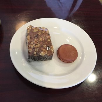 Grounds Bakery Cafe - Brownie with walnuts & a chocolate macaroon - Bakeries Near Me - Long Beach, California
