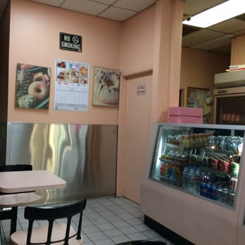 Rainbow Donuts - View from my favorite chair by the window - Donuts Near Me - Garden Grove, California