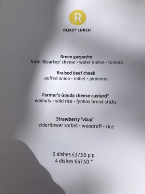 Menu photo 8 Rijks Amsterdam, NH