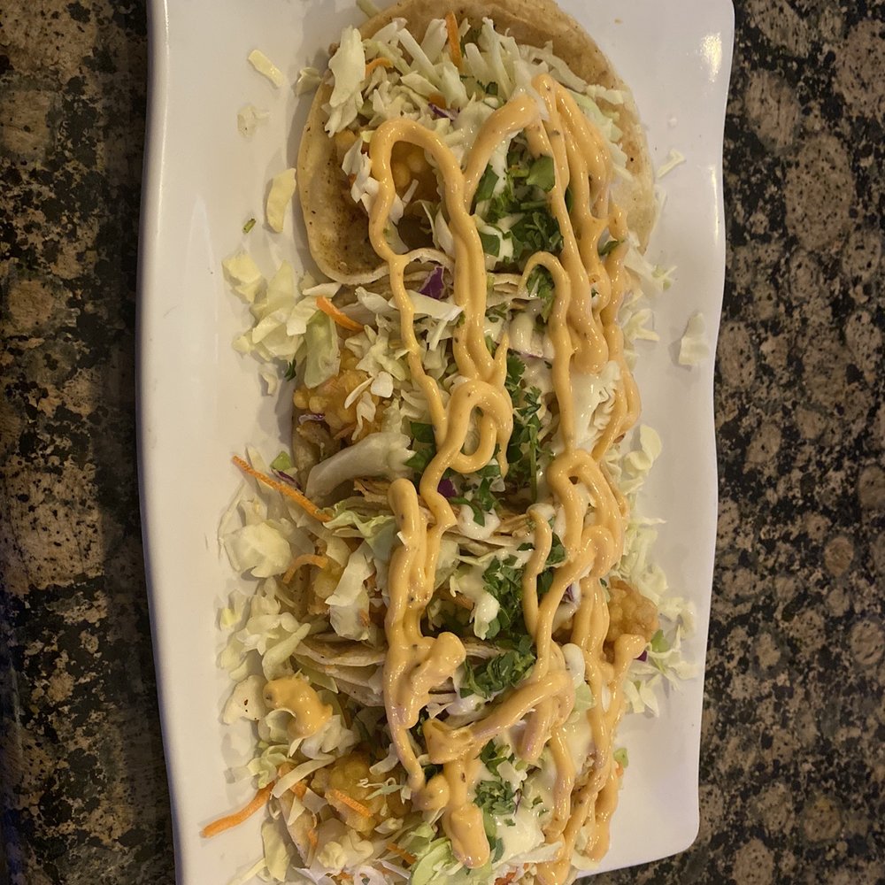 Chuck's Place - Tempura fried shrimp tacos.... BOMB - Chicken Wings Near Me - Manteca, California Chuck's Place - Tempura fried shrimp tacos.... BOMB - Chicken Wings Near Me - Manteca, California