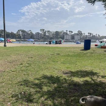 Mother's Beach - Beach view from grassy area - Parks Near Me - Long Beach, California