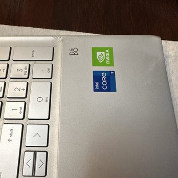 AZ Computer Services - Messy residue that somehow ended up towards the bottom of the laptop - IT Services & Computer Repair Near Me - Gaithersburg, Maryland