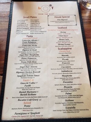 Menu photo 1 From The Boot Lafayette Hill, PA