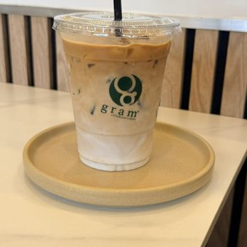 Gram Cafe & Pancakes - Latte - Pancakes Near Me - Irvine, California