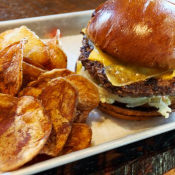 DESTIHL Brewery & Beer Hall - Single flat burger - New American Near Me - Normal, Illinois