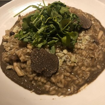 Ernie's Food & Spirits - Mushroom and Black Truffle Risotto - Steakhouses Near Me - Manteca, California