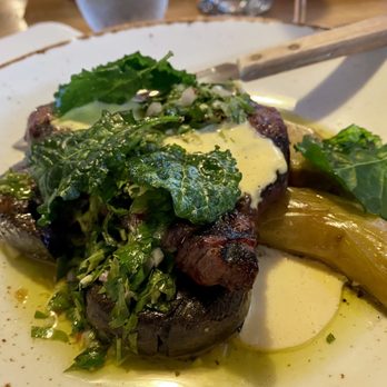 LouVino - Sirloin with chimichurri and smashed fingerling potatoes - Southern Near Me - Indianapolis, Indiana LouVino - Sirloin with chimichurri and smashed fingerling potatoes - Southern Near Me - Indianapolis, Indiana