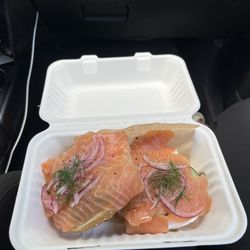 Salty Blonde Bagel Bar - Lox Bagel