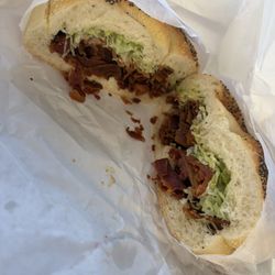 Jeco's Deli and Catering - Bacon and lettuce on a roll