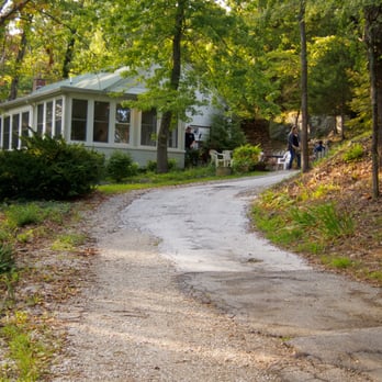 The Cottage | Treehouses & Cabins - The restaurant from the lower parking lot - Venues & Event Spaces Near Me - Hermann, Missouri