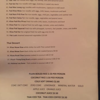 Thai Garn - Menu - Thai Near Me - Summer Hill, NSW