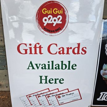 Gui Gui 9292 Korean BBQ - Get me some gift cards! - Barbeque Near Me - La Habra, California Gui Gui 9292 Korean BBQ - Get me some gift cards! - Barbeque Near Me - La Habra, California